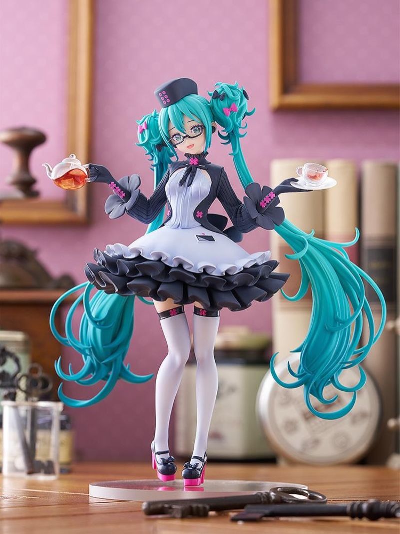(Pre-order) GSC Vocaloid POP UP PARADE Figure Hatsune Miku: Glasses x Cafe Ver. - Image 1