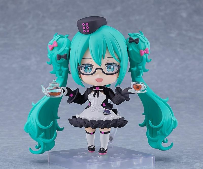 (Pre-order) GSC Vocaloid Nendoroid Figure Hatsune Miku: Glasses x Cafe Ver. - Image 1