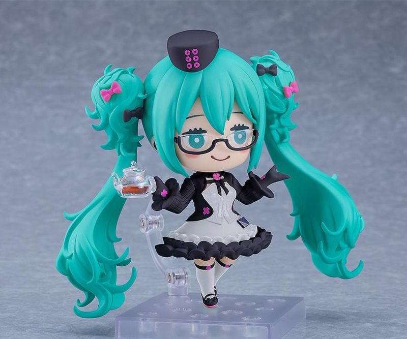 (Pre-order) GSC Vocaloid Nendoroid Figure Hatsune Miku: Glasses x Cafe Ver. - Image 2