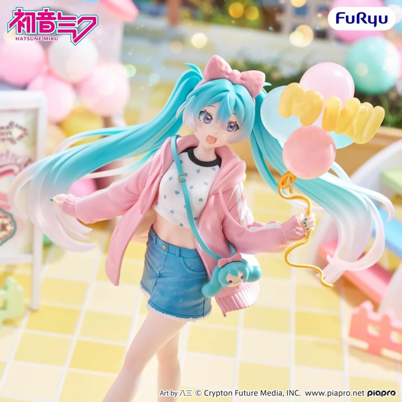 (Pre-order) SEGA Vocaloid Prize Figure Theme Park Date Ver. Hatsune Miku Muchute - Image 3