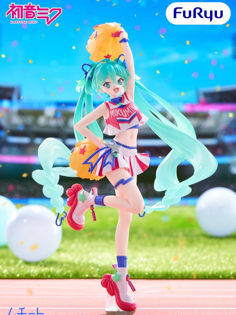 FuRyu Vocaloid Hatsune Miku Muchute Cheer Girl Figure - Image 1