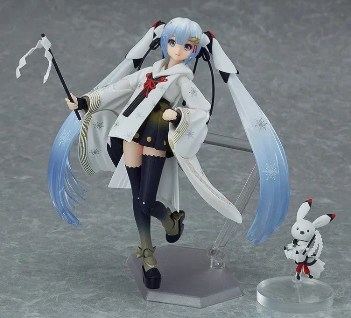 Figma #EX-045 Hatsune Miku Rabbit Yukine - Snow Miku 2018  Crane Priestess Ver