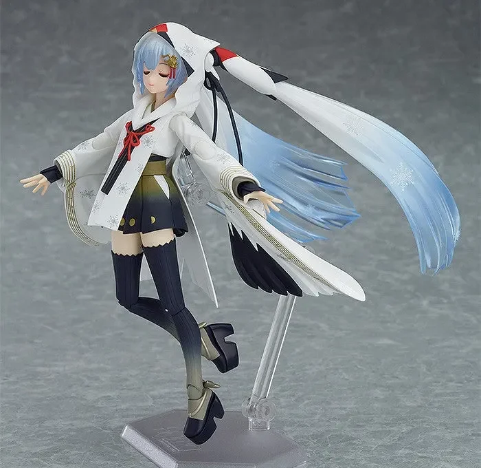 Figma #EX-045 Hatsune Miku Rabbit Yukine - Snow Miku 2018  Crane Priestess Ver