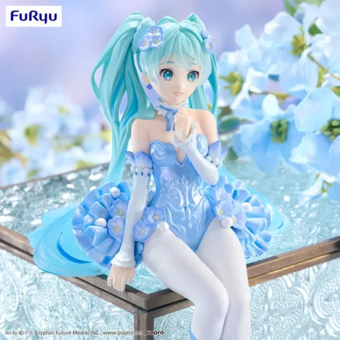Hatsune Miku Noodle Stopper Flower Fairy Nemophila Pale Blue Ver.