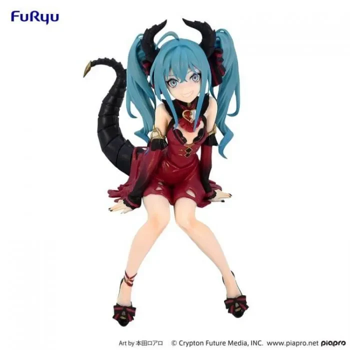 Hatsune Miku Noodle Stopper Figure Villain Ver Red Color Variation