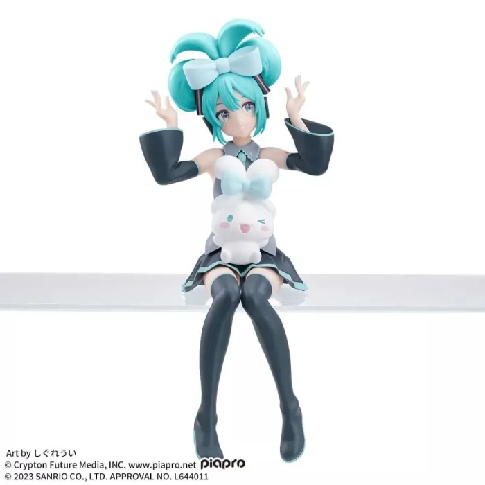 Hatsune Miku x Cinnamoroll Premium Chokonose Figure