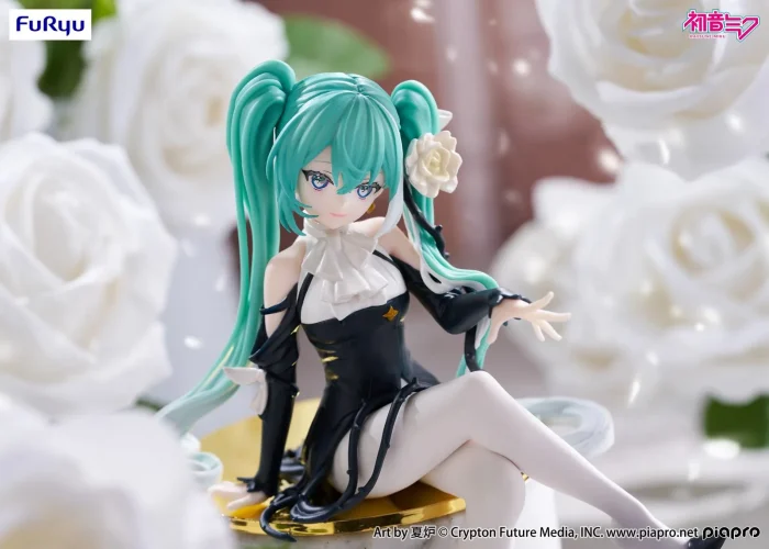 Hatsune Miku Noodle Stopper Figure Flower Fairy White Rose