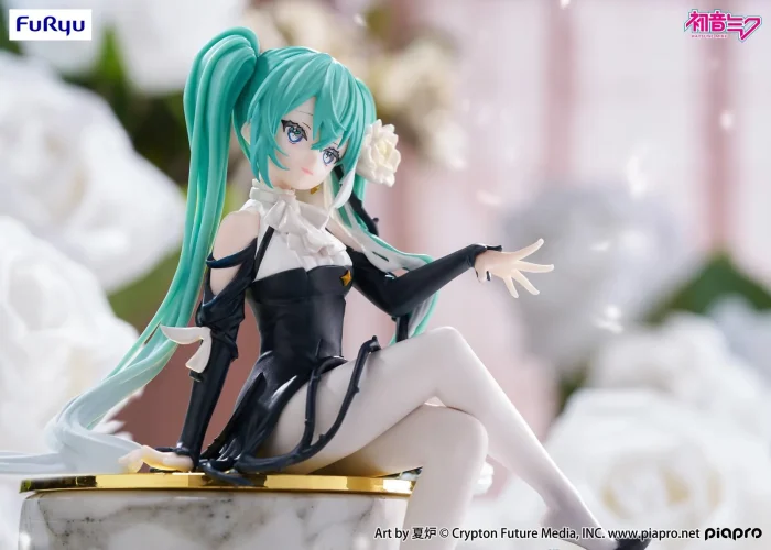Hatsune Miku Noodle Stopper Figure Flower Fairy White Rose