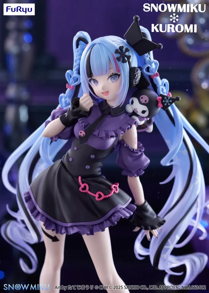 Snow Miku x Kuromi Trio-Try-iT Figure