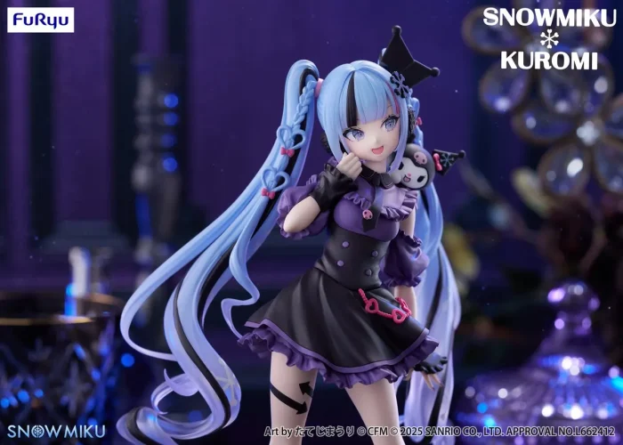 Snow Miku x Kuromi Trio-Try-iT Figure